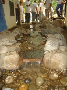 Pondless waterfall